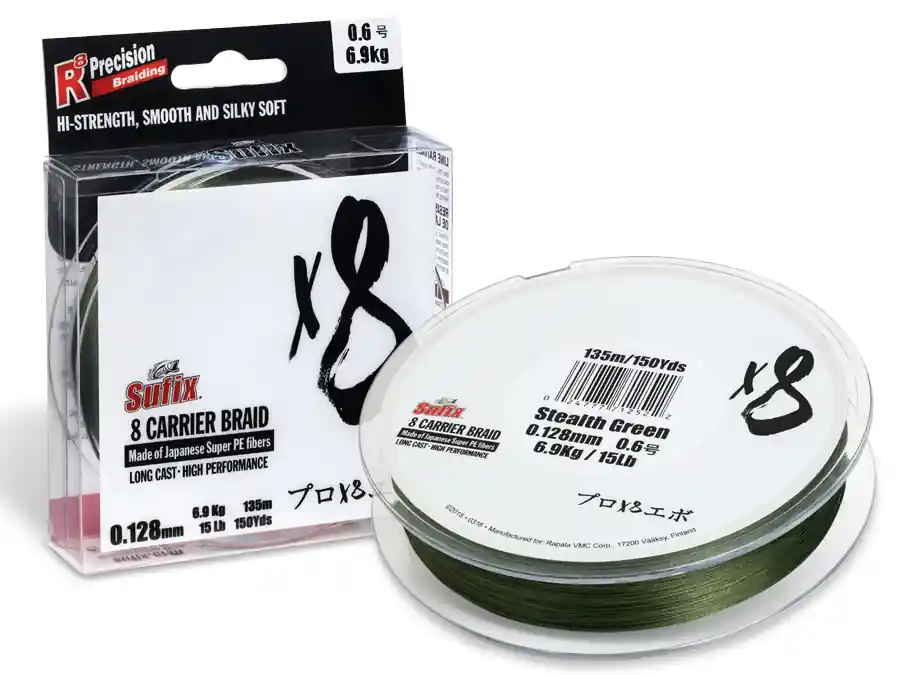 Plecionki Sufix X8 Braid Stealth Green