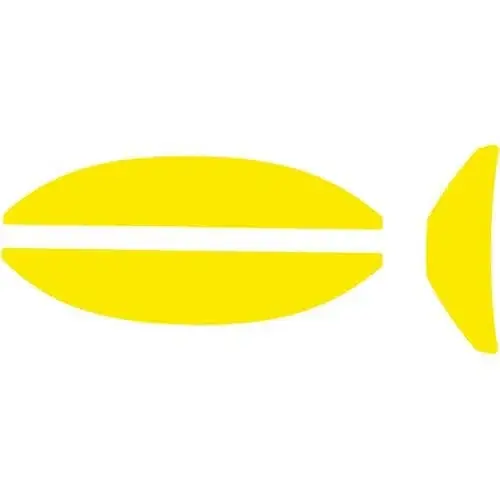 Naklejki do kasku Ares stickers żółte Camp