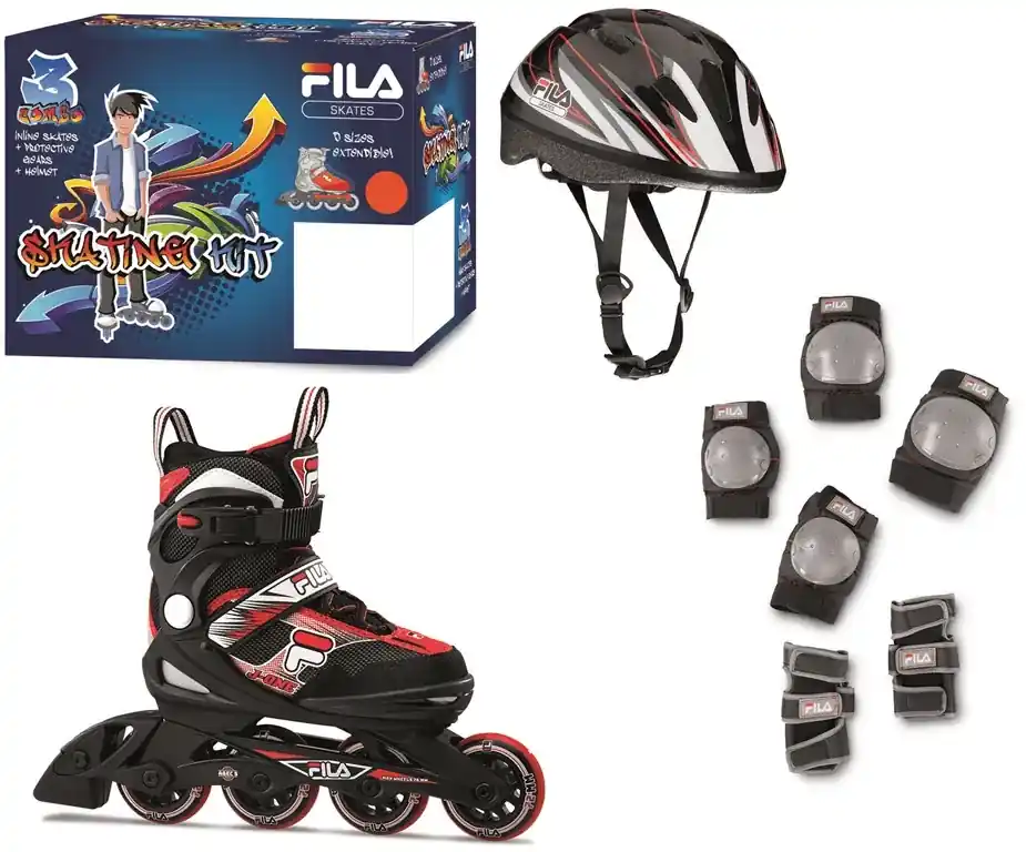 Dziecięce rolki do nauki jazdy J-ONE Combo 3 Fila Skates rozmiar 28-32