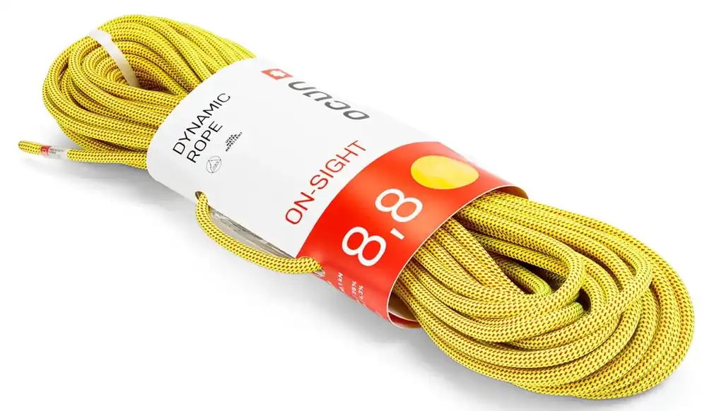 Lina dynamiczna On-Sight 8,8 mm 50 m orange/yellow Ocun
