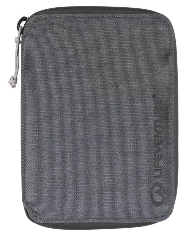 Portfel LIFEVENTURE RFiD Mini Travel Wallet Recycled Grey